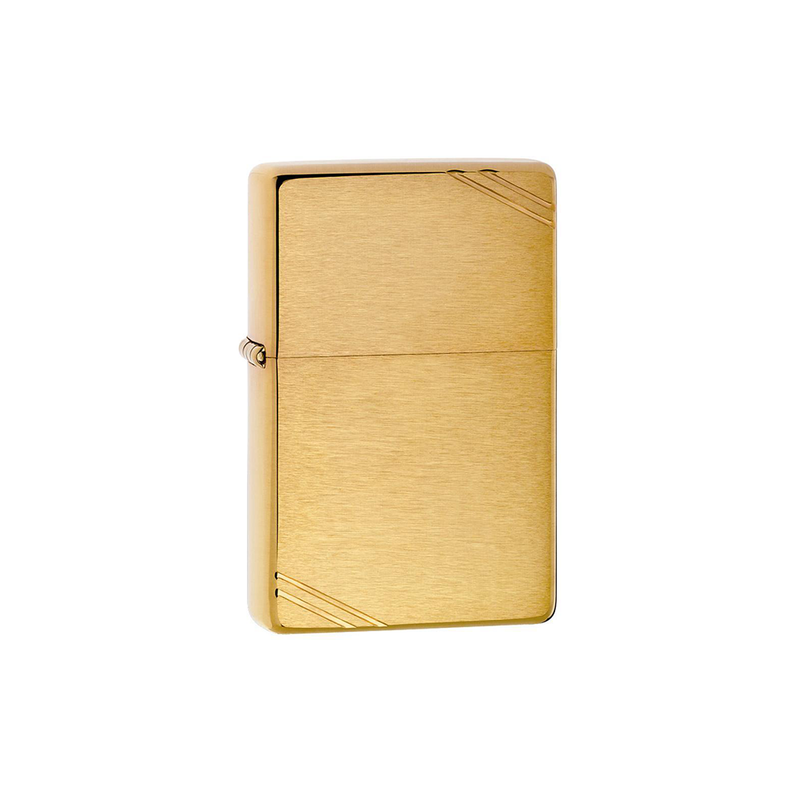 Zippo 240-Vintage Br/Fin.Brass