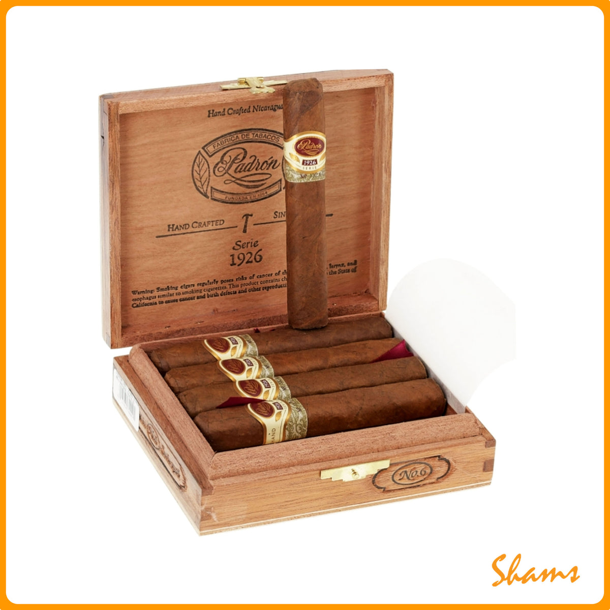 Padron 1926 Serie No 6 Natural Cigar-(Single-Cigar)