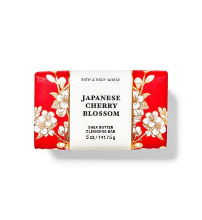 BBW Japanese Cherry Blossom Shea Butter Cleansing Bar 141.7g - Shams Shopping Centre Bath & Body Works  