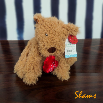 Keel Toy 18cm Puppy With Heart - Shams Shopping Centre Keel  