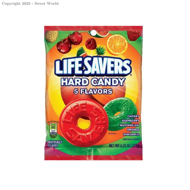Life Savers Hard Candy Five Assorted Flavors 79.66g
