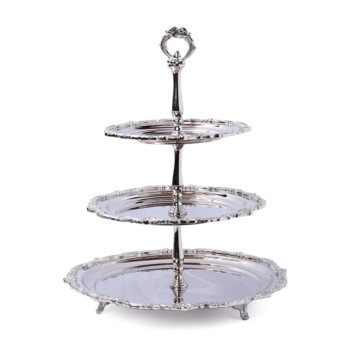 Tableware 3Tier-Three Flower Pastry Stand 00044