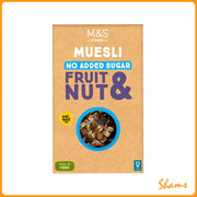 M&S Muesli No Added Sugar Fruit & Nut 600g