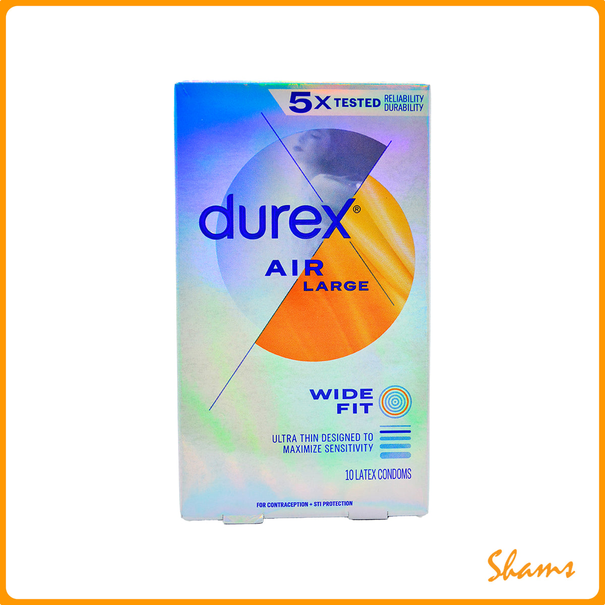 Durex Air Large Wide Fit 10p