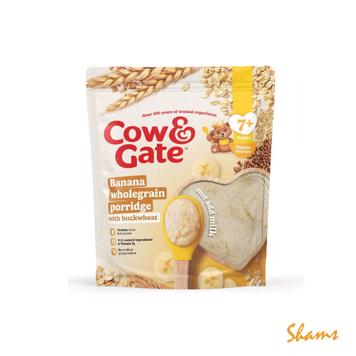 C&G Banana Wholegrain Porridge With Buckwheat 200g