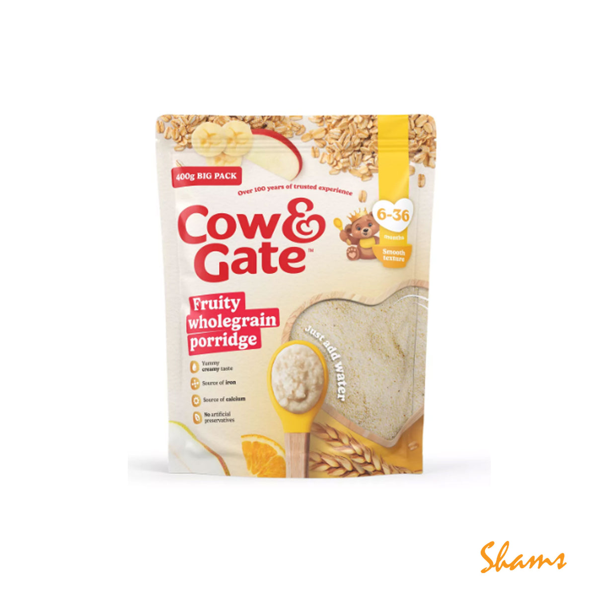 C&G Fruity Wholegrain Porridge 125g