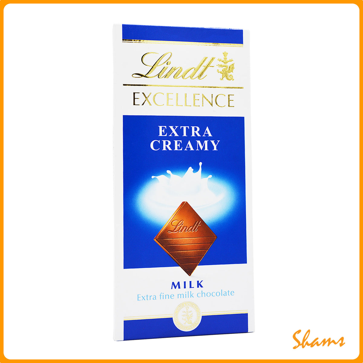 Lindt Excellence Extra Creamy Milk Chocolate 100g