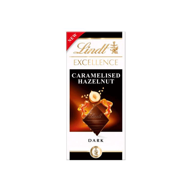 Lindt Excellence Caramelised Hazelnut 100g