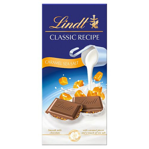 Lindt Classic Recipe Caramel Sea Salt Bar 100g