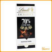 Lindt Excellence 70% Cocoa Dark Chocolate Bar 100g