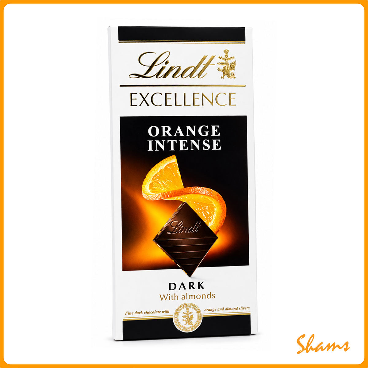 Lindt Excellence Orange Intense Dark 100g