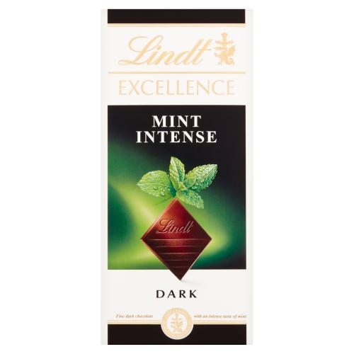 Lindt Excellence Mint Intense Dark Bar 100g