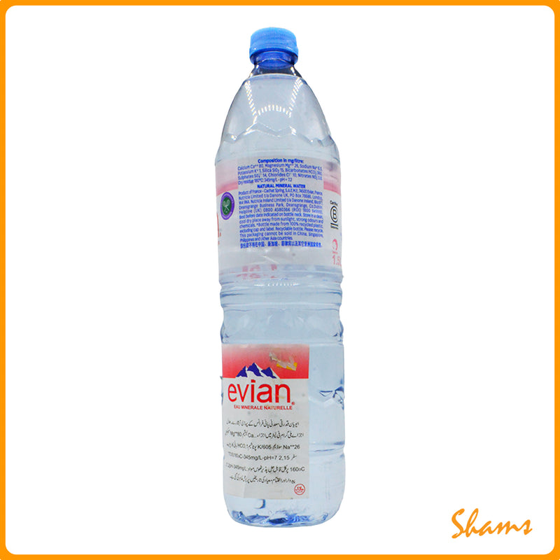 Evian Mineral Water Bottle 1.5L