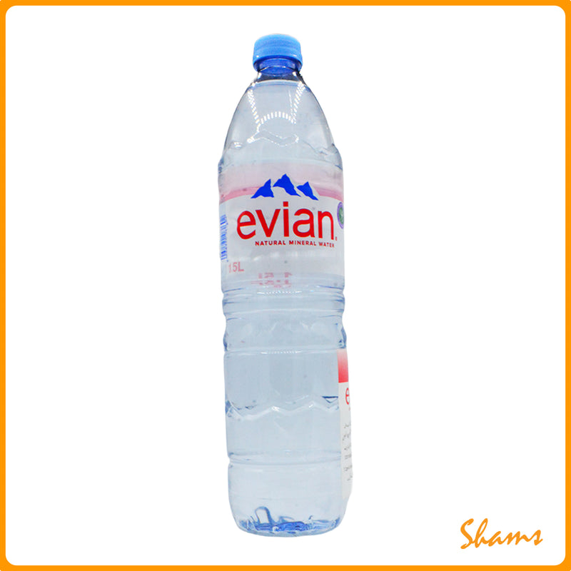 Evian Mineral Water Bottle 1.5L