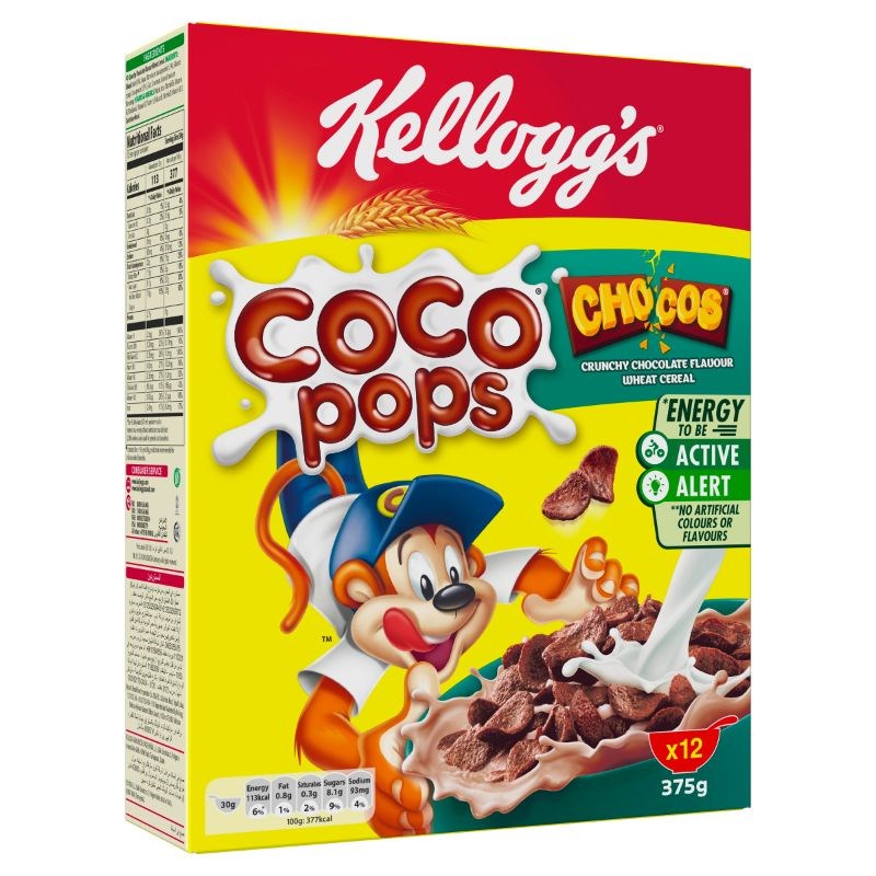 Kellog's Coco Pops Chocos 375grm - Shams Shopping Centre Kelloggs  