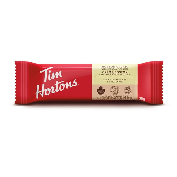 Tim Hortons Boston Cream Granola Bar 30g