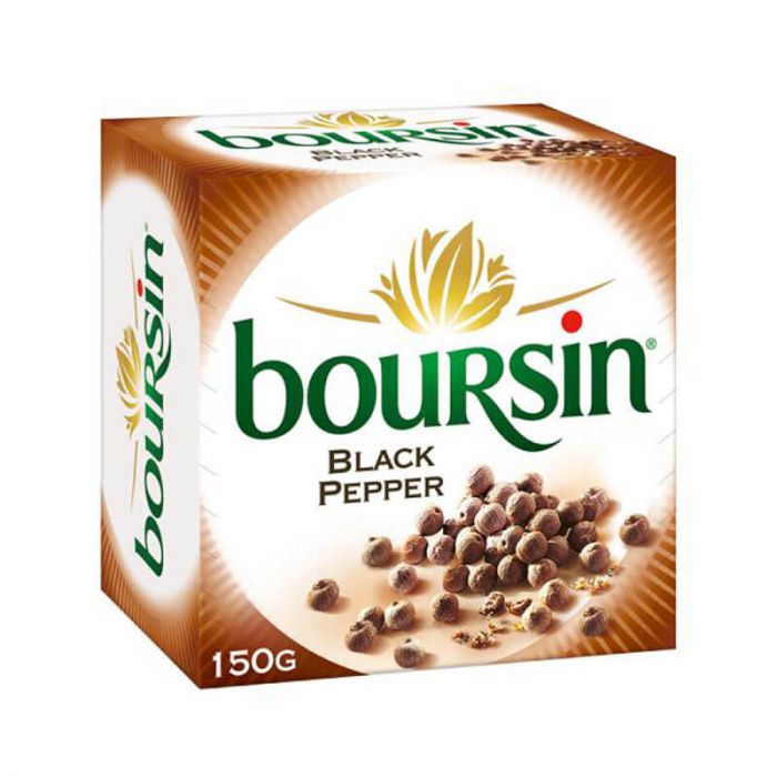 Boursin Cheese With Cracked Black Papper 150g - Shams Shopping Centre Boursin  