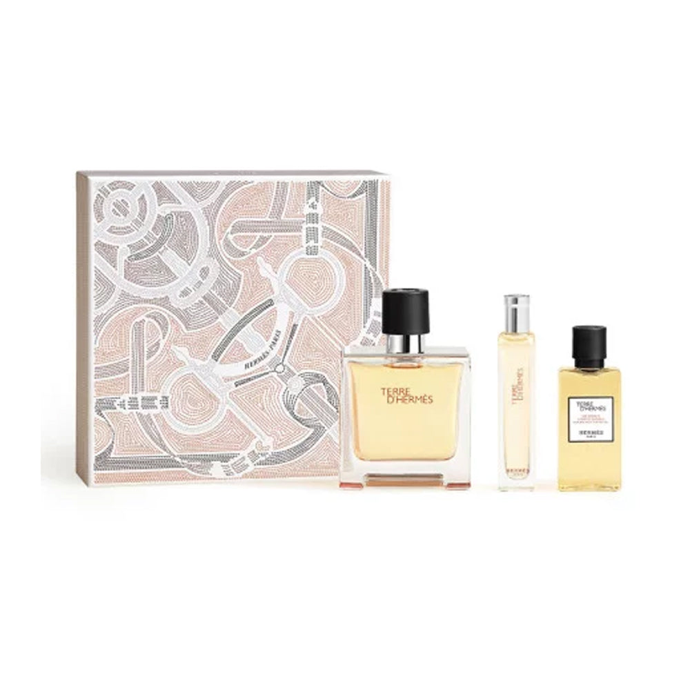 Hermes MenTerre D' Pure Parfum 3p Gift Set