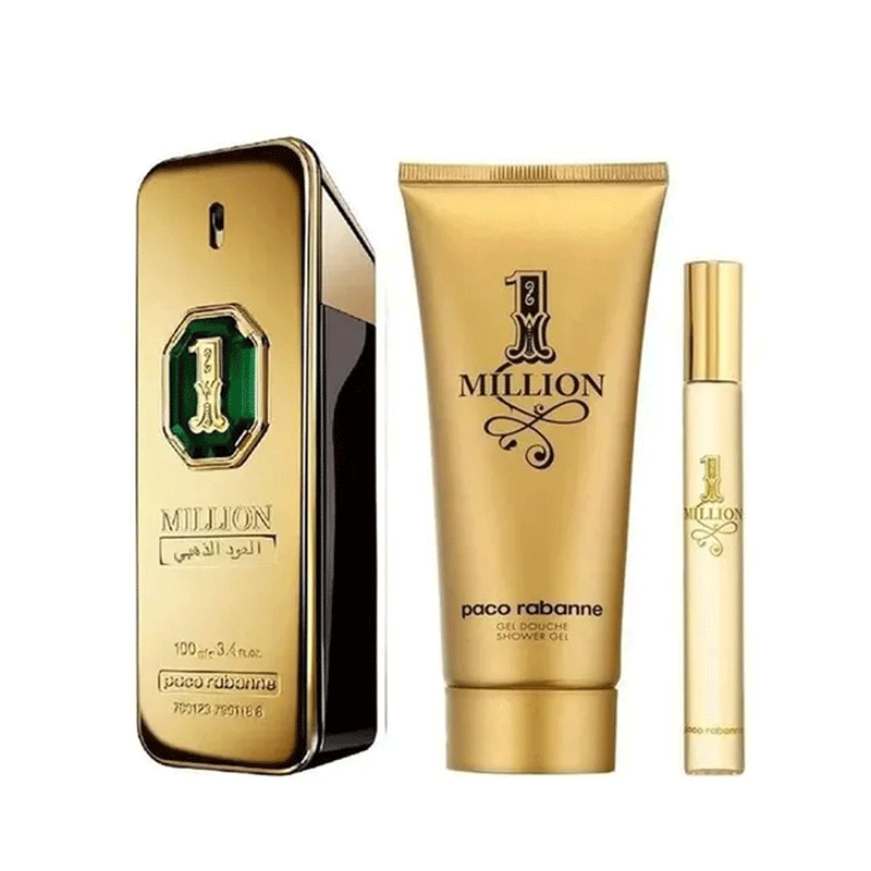 Paco Rabanne 1 Million Golden Oud 3p Gift Set