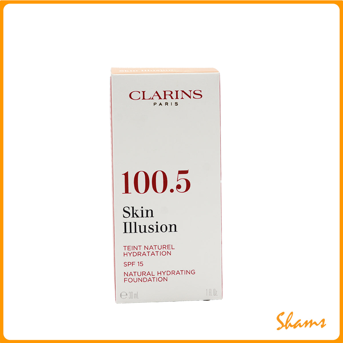 Clarins Skin illusion Foundation 100.5-Cream 30ml