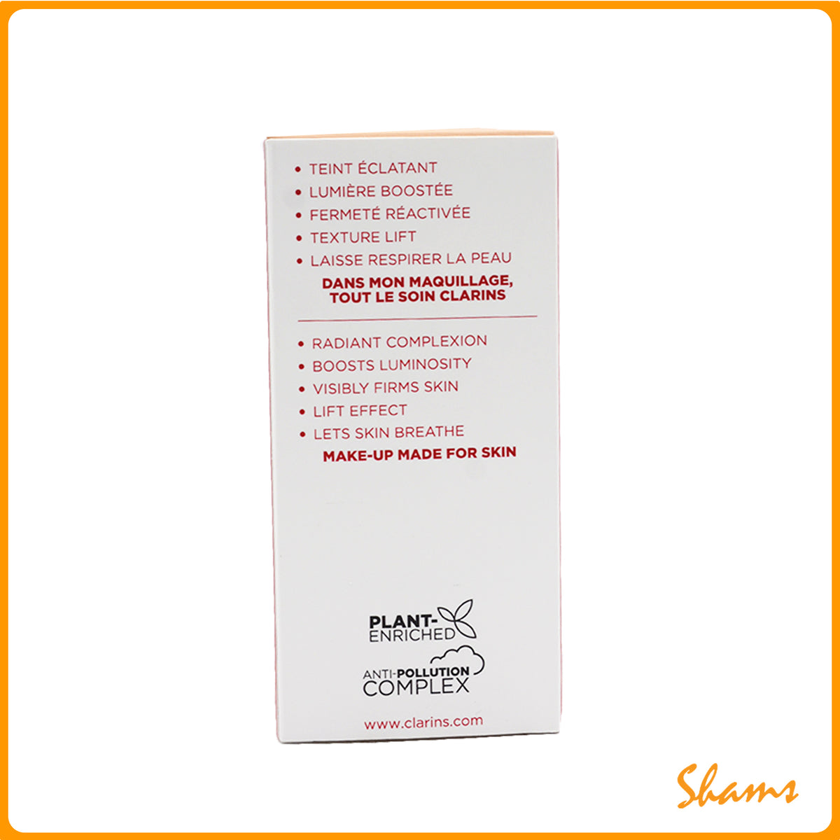 Clarins Foundation EV Youth Fluid 106-Vanilla 30ml