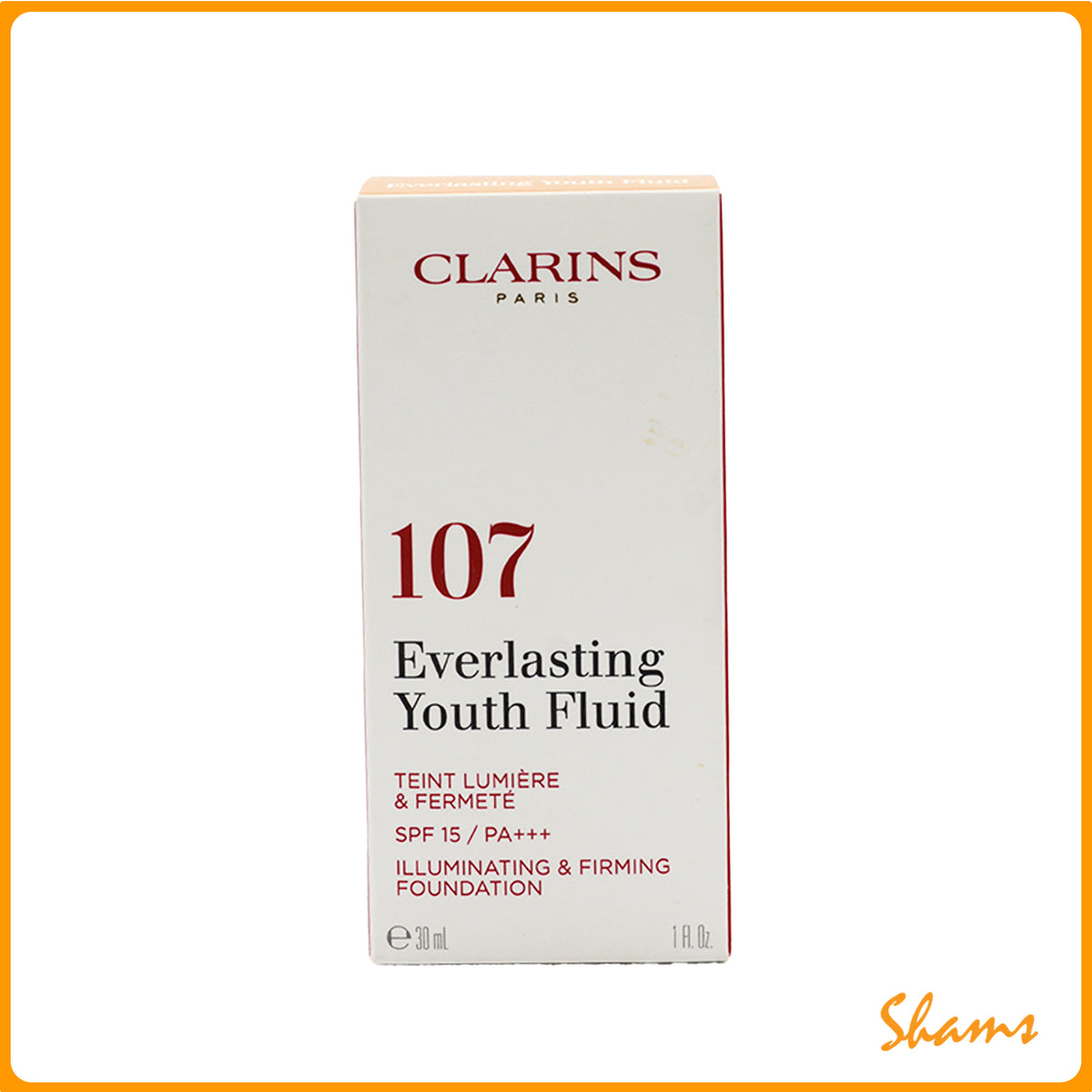 Clarins Foundation EV Youth Fluid 107-Beige 30ml