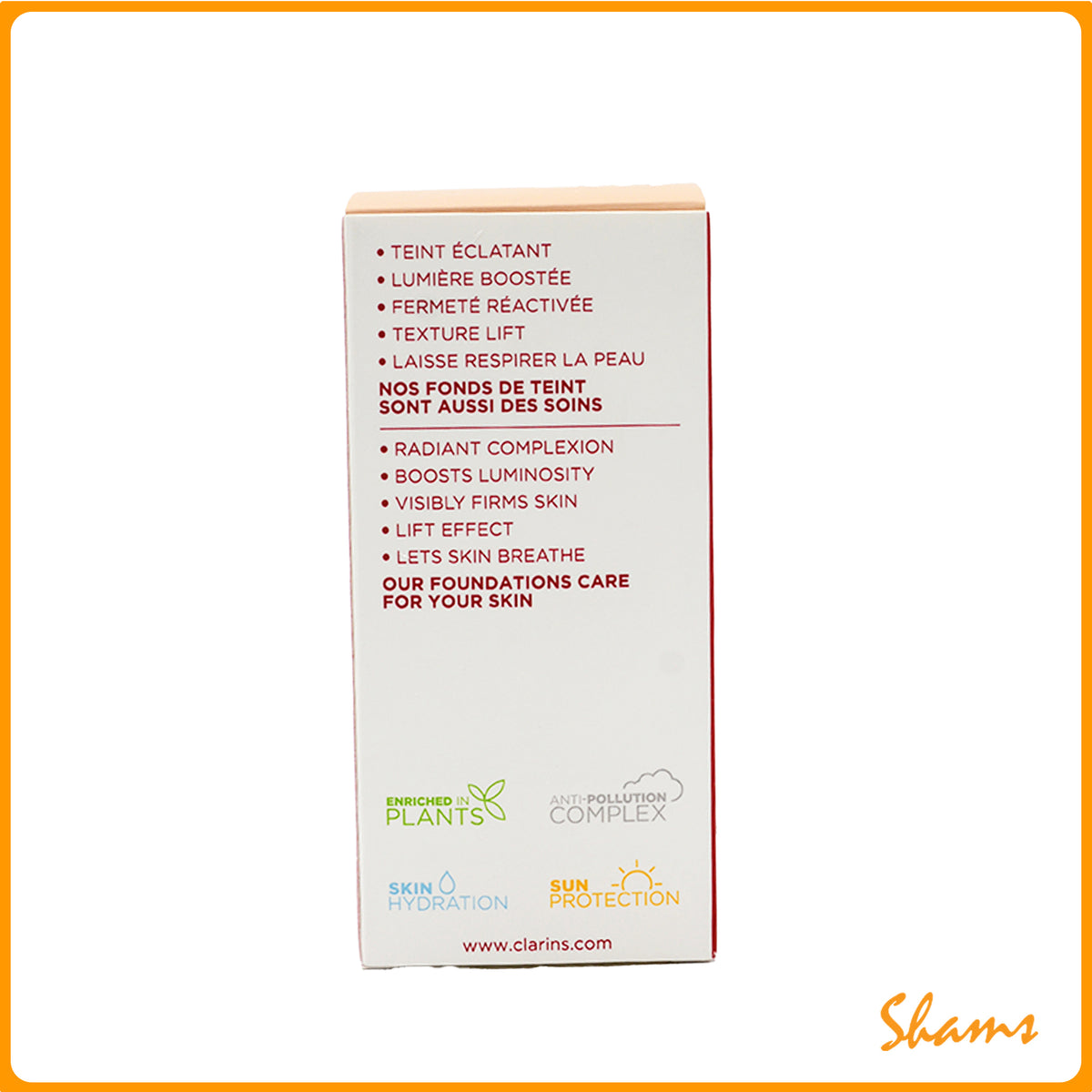 Clarins Foundation EV Youth Fluid 107-Beige 30ml