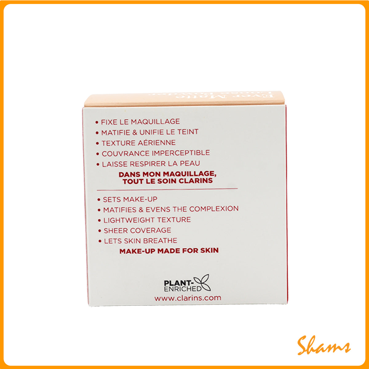 Clarins Ladies Ever Matte Loose Powder 0.5 oz # 02 Universal Medium Makeup