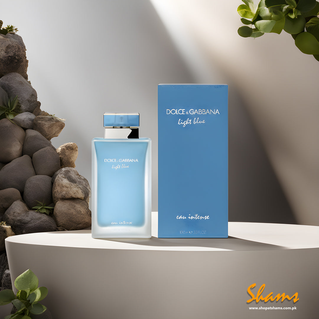 D&G Light Blue Eau Intense Women 100ml - Shams Shopping Centre Dolce & Gabbana  