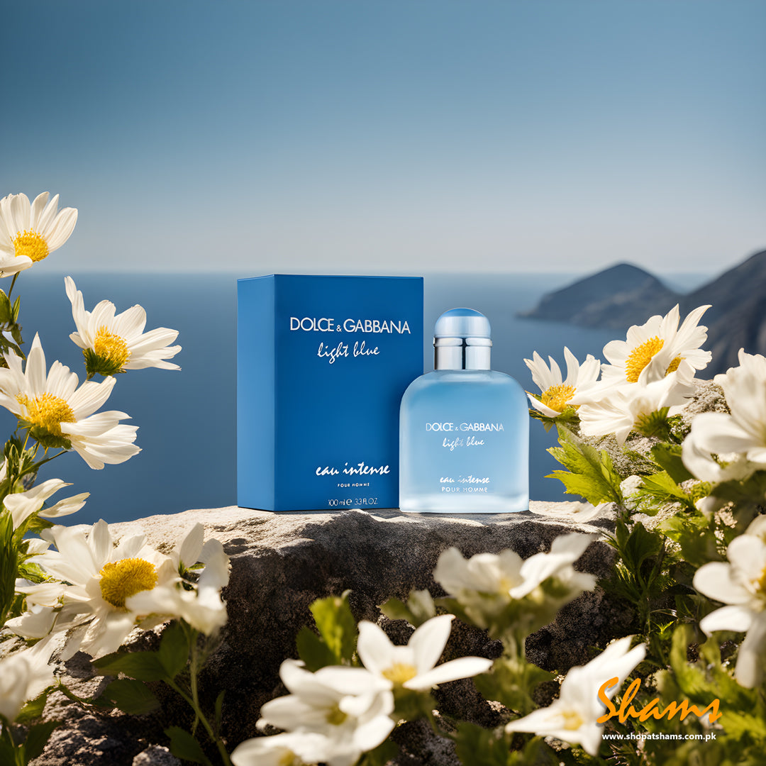 Dolce & Gabbana Light Blue Eau Intense Pour Homme 100ml - Shams Shopping Centre Dolce & Gabbana  