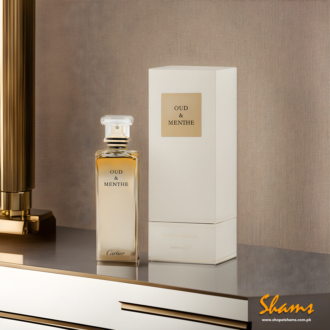 Cartier Les Heures Voyageuses Oud & Menthe 75ml - Shams Shopping Centre Cartier  