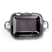Tableware Rectangular Fluer Di Lis Small Platter SV0024 - Shams Shopping Centre Tableware  