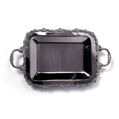 Tableware Rectangular Fluer Di Lis Small Platter SV0024 - Shams Shopping Centre Tableware  