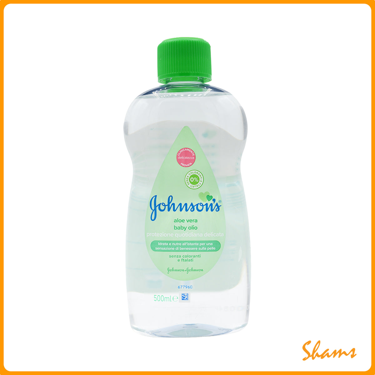 Johnson's Baby Oil Aloe Vera 500ml