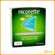 Nicorette Original 2mg Gum 210pcs
