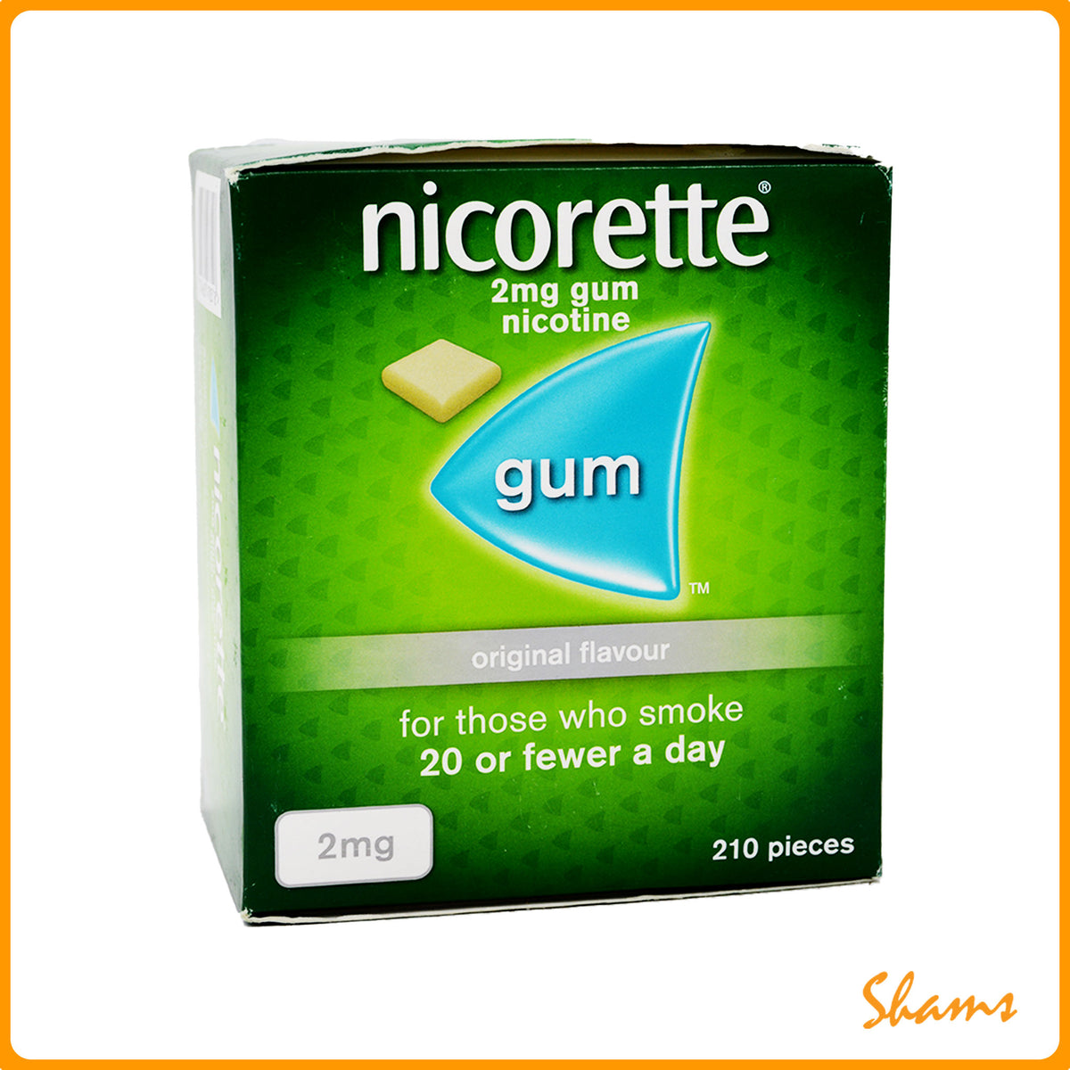 Nicorette Original 2mg Gum 210pcs