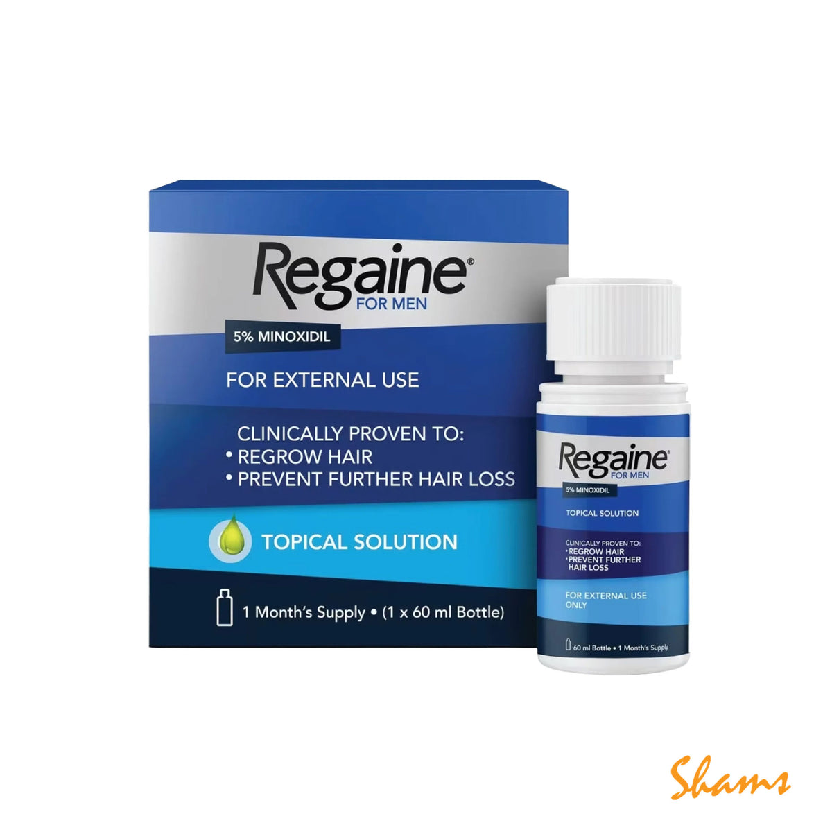 Regain Men 5% Minoxidil Hair Loss Solution 60ml