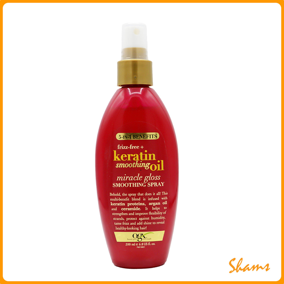 Organix OGX Keratin Smoothing Oil Hair Spray 200ml