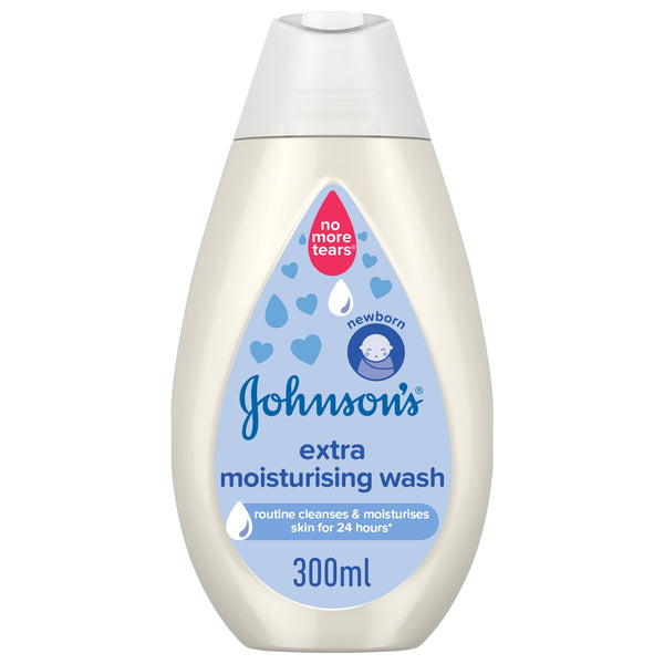 Johnson's Baby Extra Moistursing Wash 300ml - Shams Shopping Centre Johnsons  
