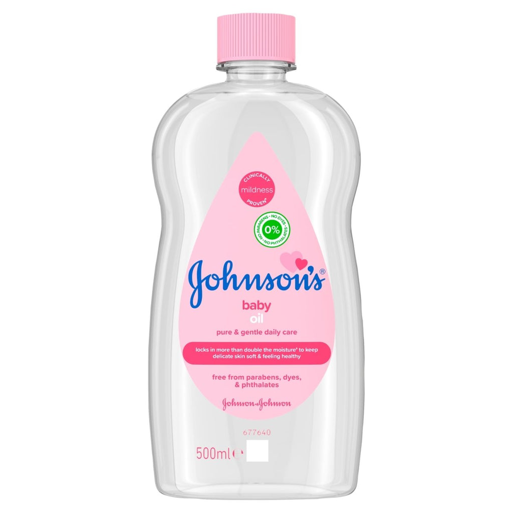Johnsons Baby Oil Midness 500ml - Shams Shopping Centre Johnsons  