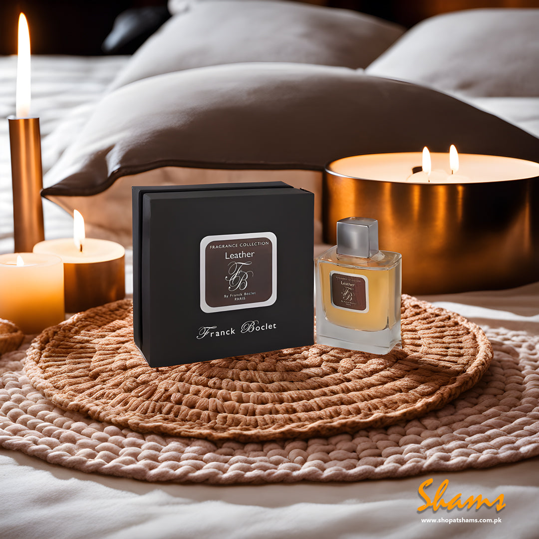 Franck Boclet Leather EDP 100ml - Shams Shopping Centre Franck Boclet  