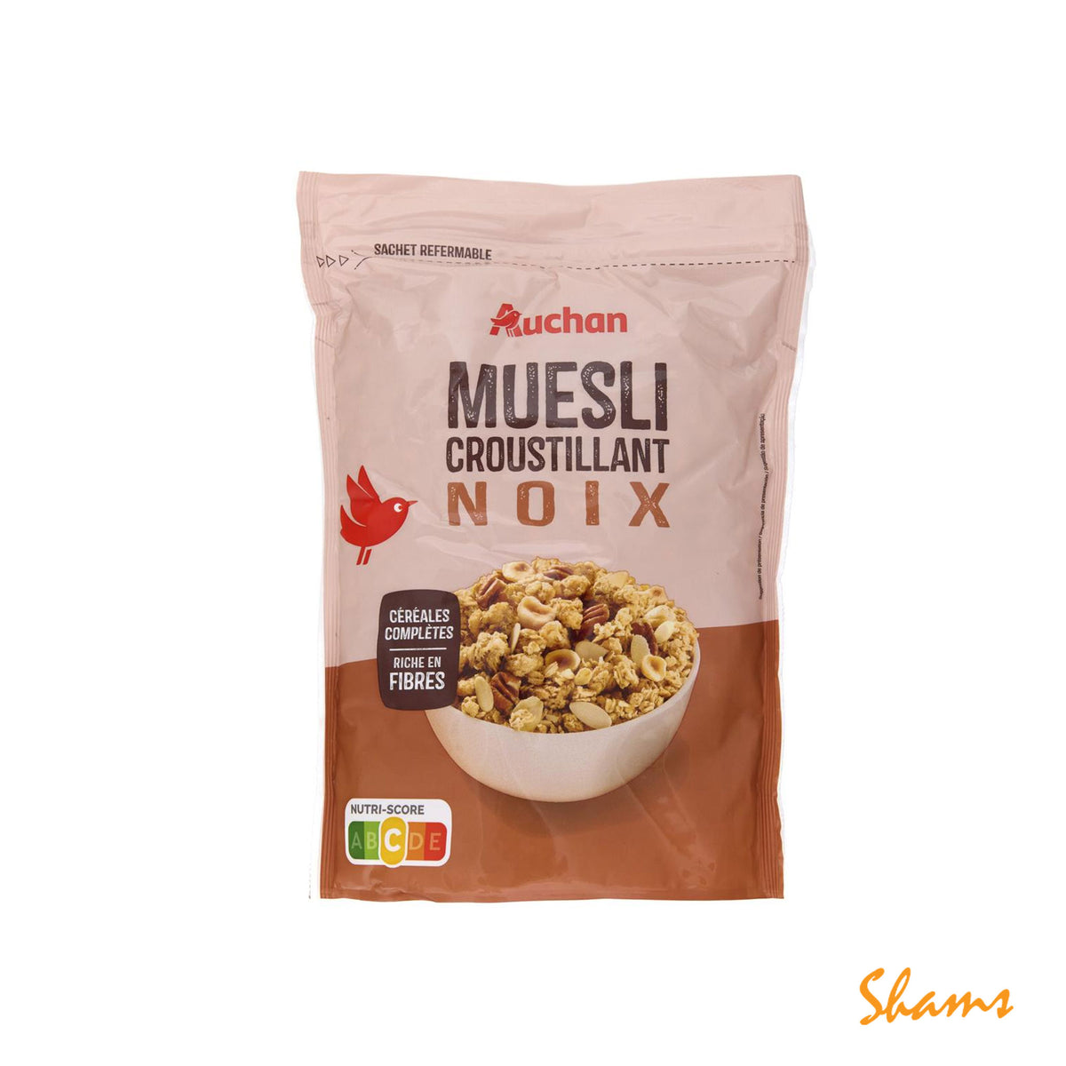 Auchan Muesli Croustillant Noix 450g
