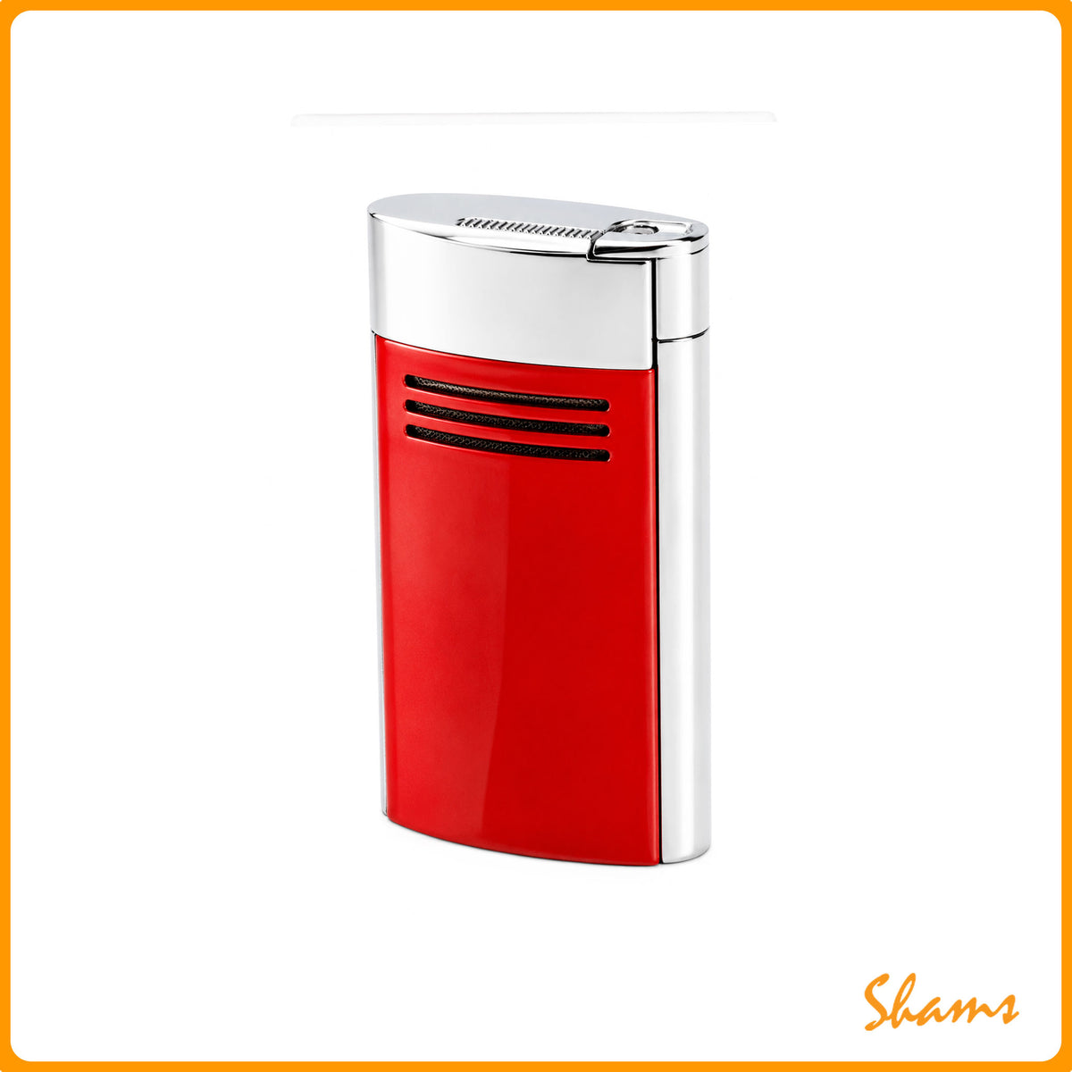 St Dupont Ligheter Mega Jet Red & Chrome (020703)