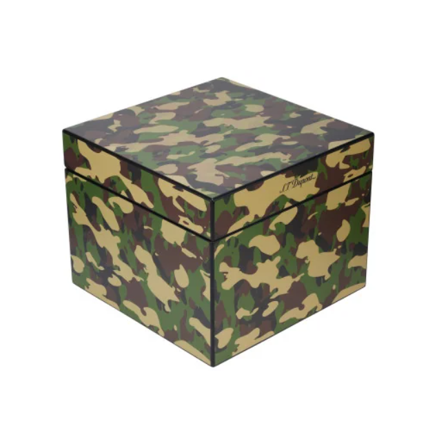 ST Dupont Cave Cigar Humidor Cube-Camo 001317