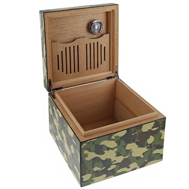 ST Dupont Cave Cigar Humidor Cube-Camo 001317