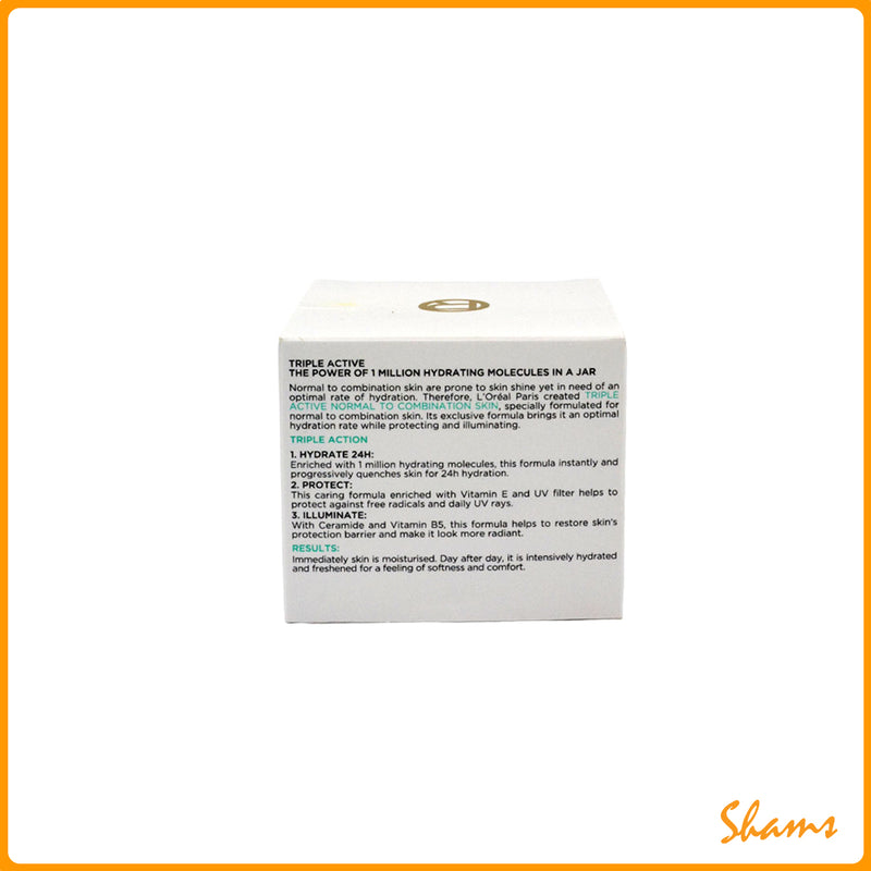 Loreal triple active moisturiser normal skin 50ml