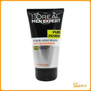 Loreal Men Expert Pure Power Anti Blackhead Face Scrub 150ml
