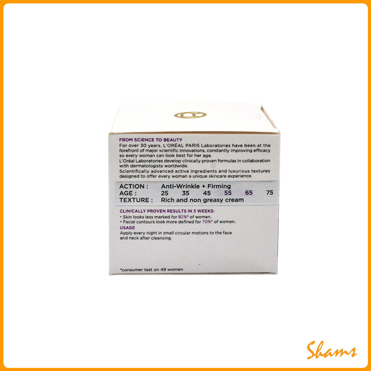 Loreal Wrinkle Expert Densifying Night Cream 55+ 50ml