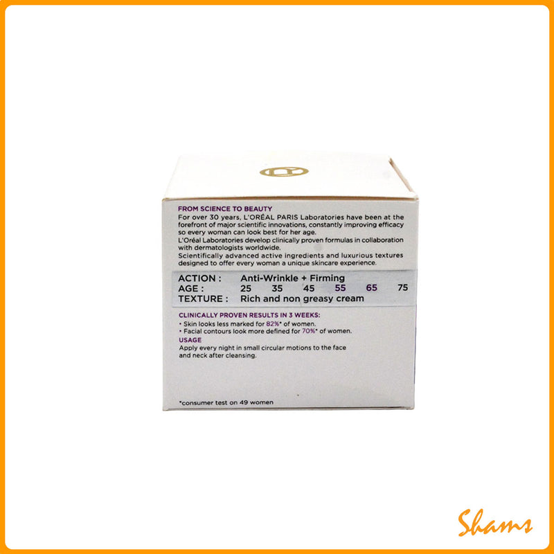 Loreal Wrinkle Expert Densifying Night Cream 55+ 50ml