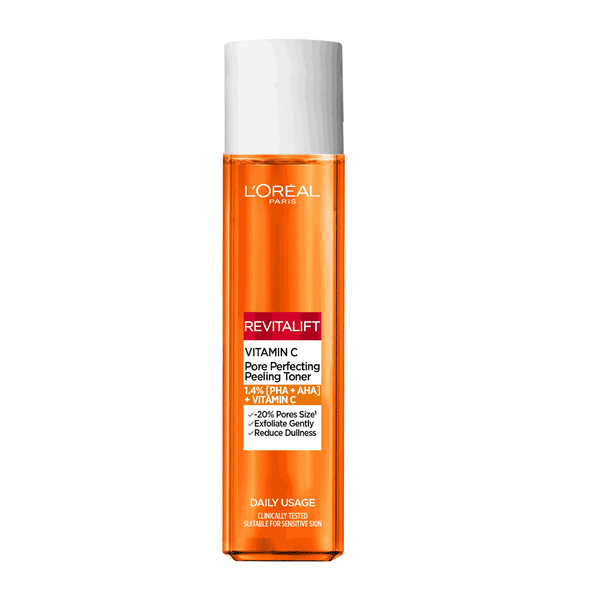 Loreal Revitalift Vitamin-C Pore Perfecting Peeling Toner 180ml